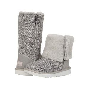 UGG Sequin Knit Boots